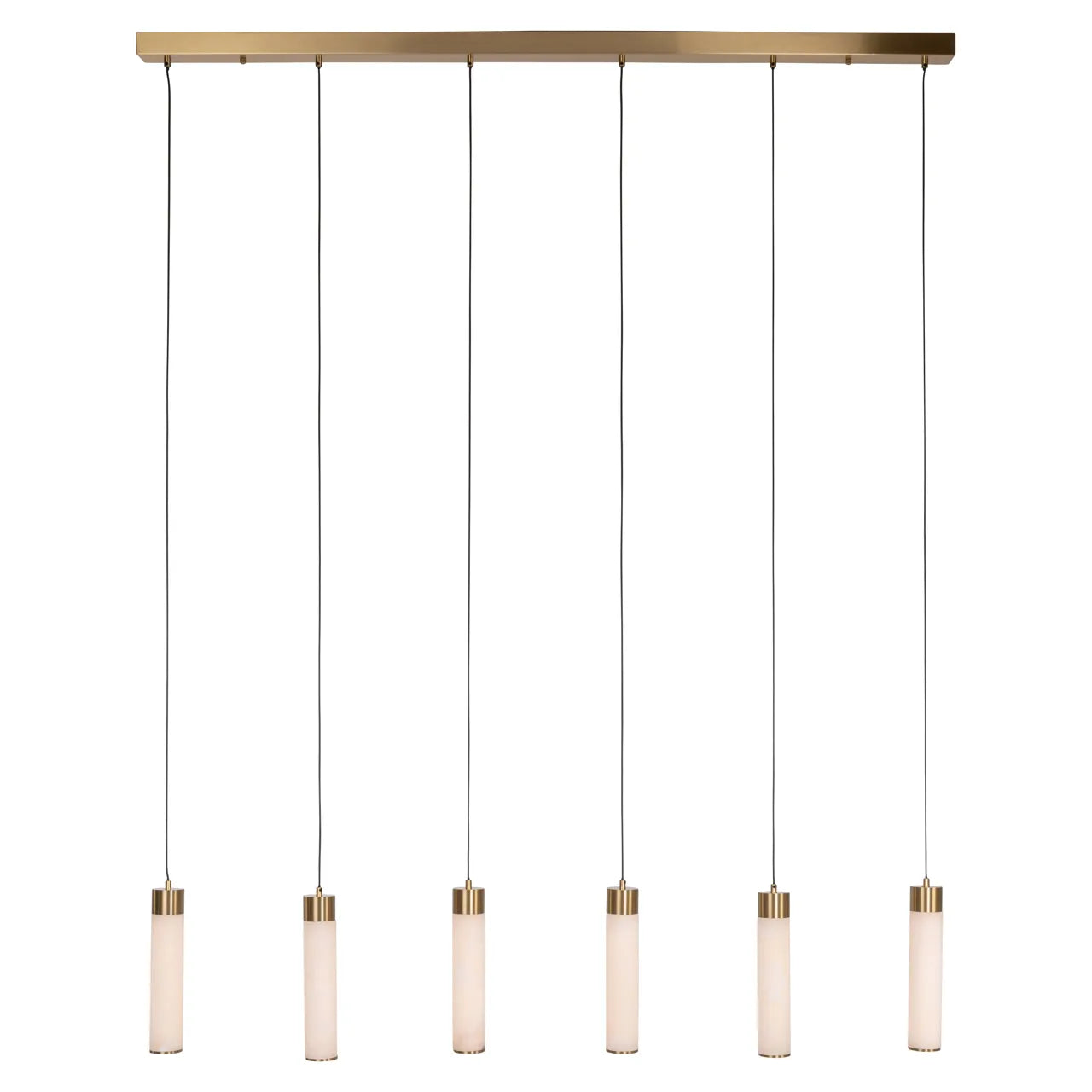 Richmond Interiors Elaris White Alabaster Strip Pendant Light