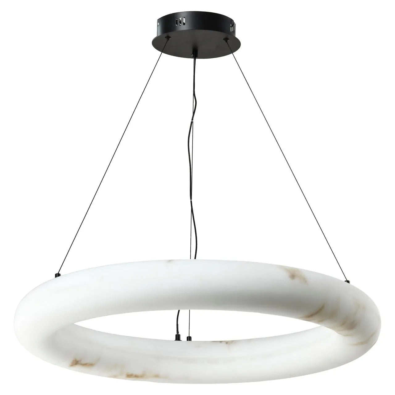 Richmond Interiors Solmira White Halo Chandelier