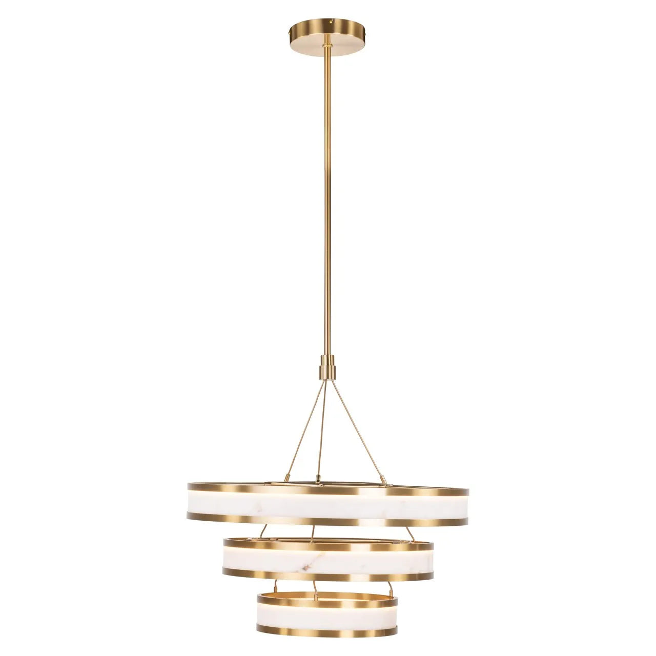 Richmond Interiors Cealora White Chandelier