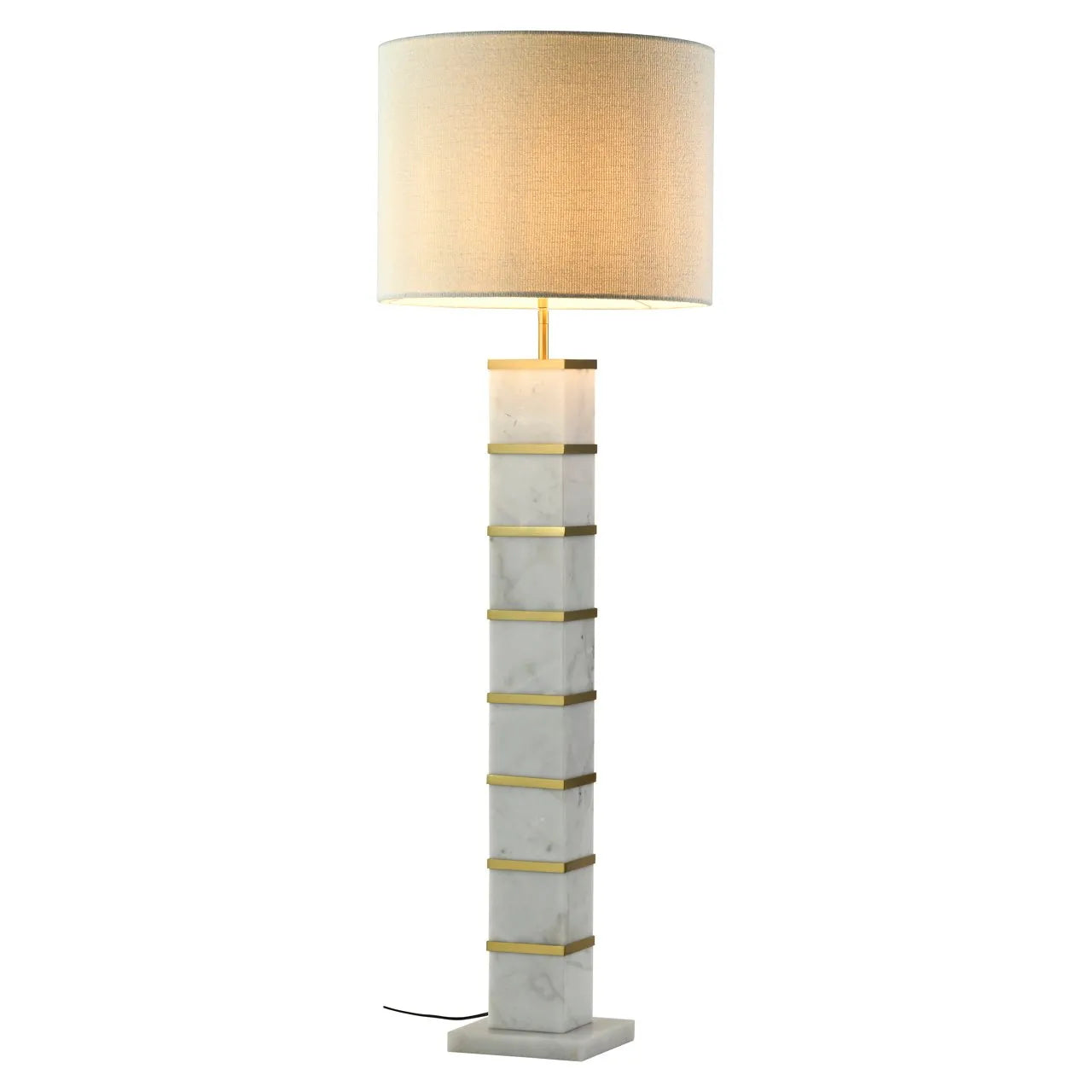 Richmond Interiors Celinae White Marble Floor Lamp