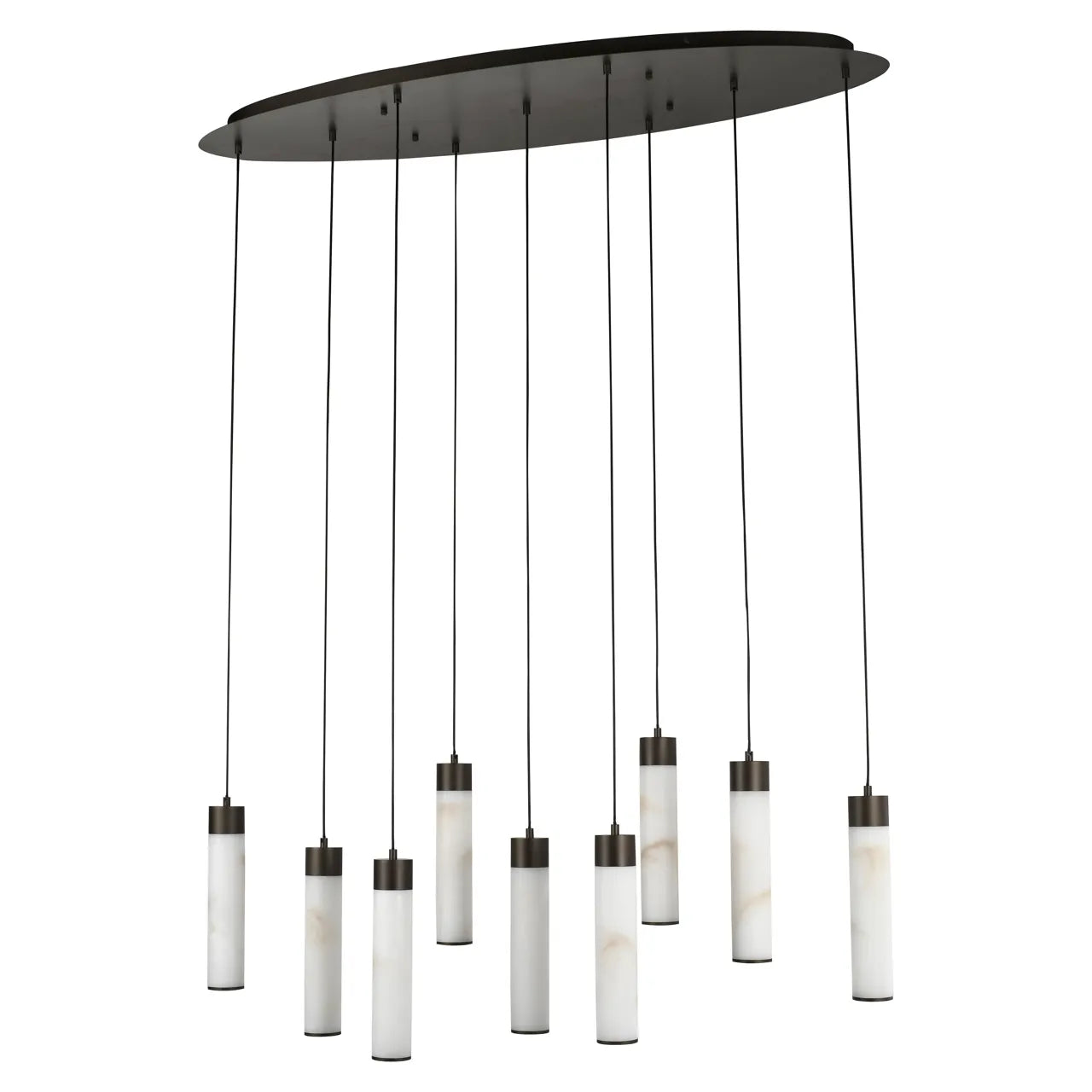 Richmond Interiors Chavine Bronze Acrylic Chandelier