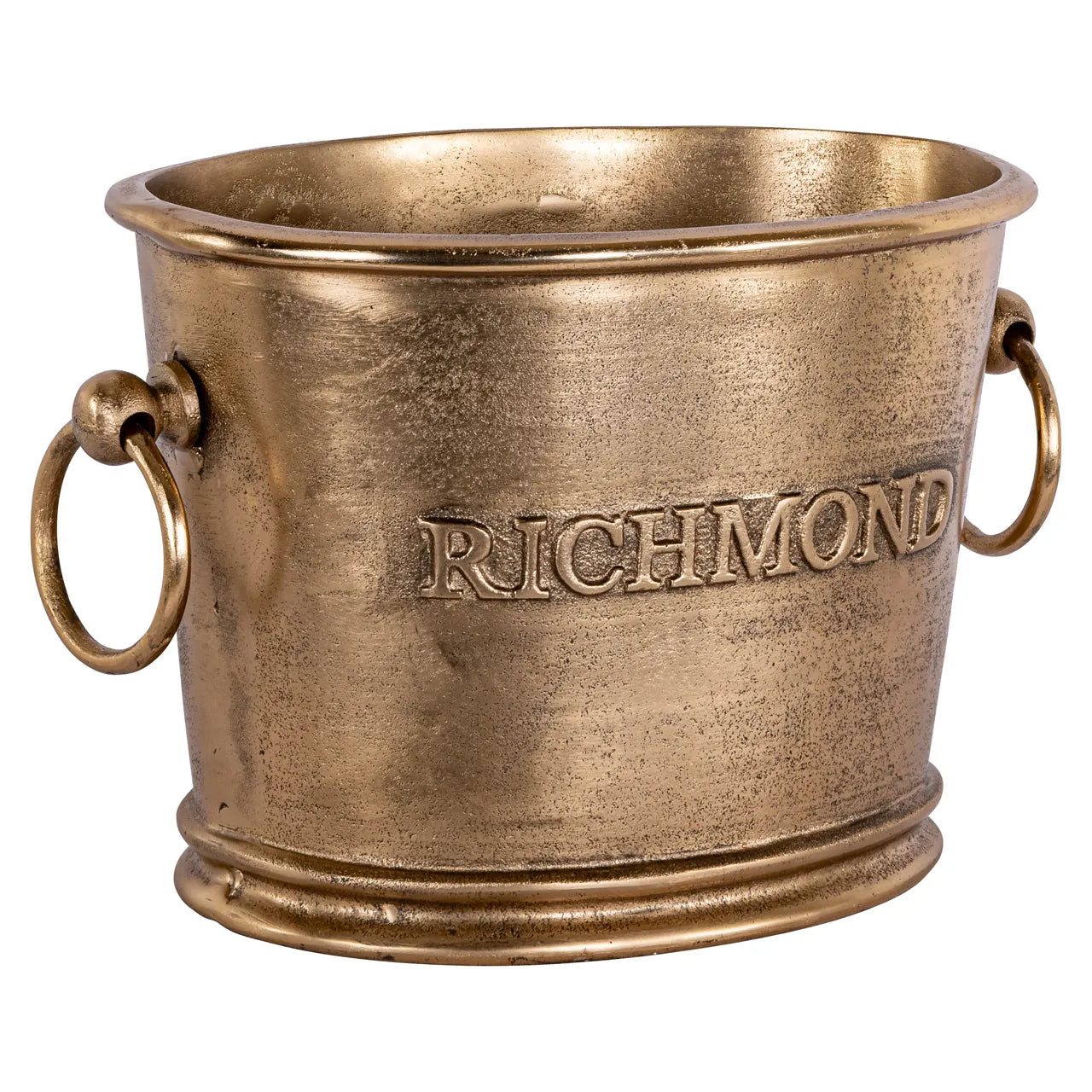 Richmond Interiors Vinova Antique Brass Wine & Champagne Cooler