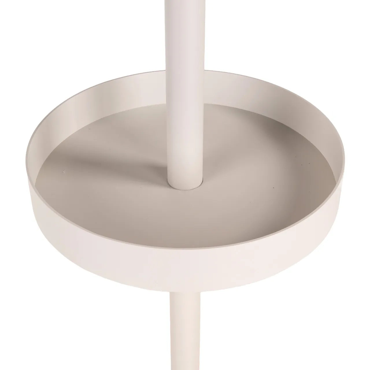 Richmond Interiors Lunar Light Beige Olefin & Rope Outdoor Floor Lamp