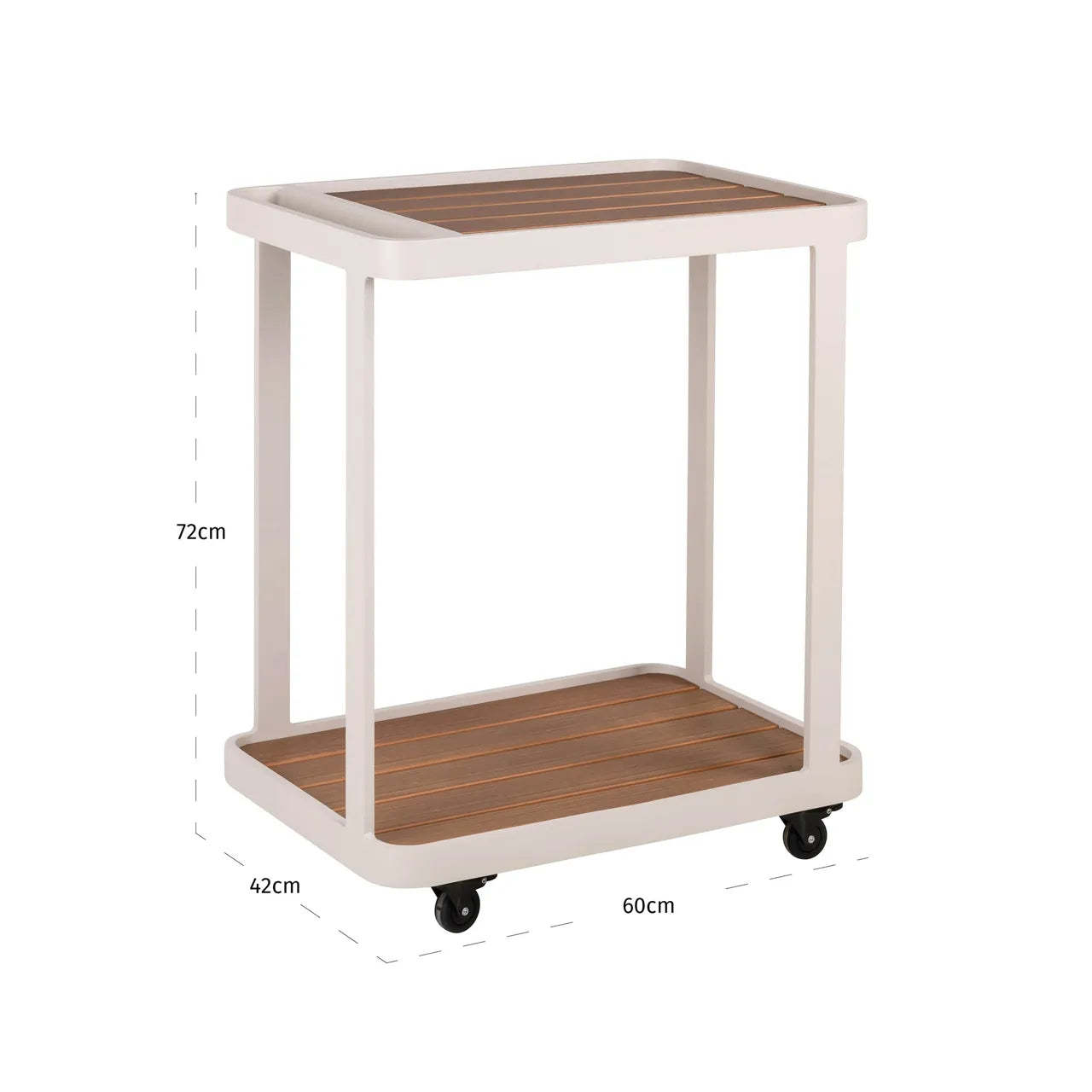 Richmond Interiors Spritz Beige Outdoor Trolley