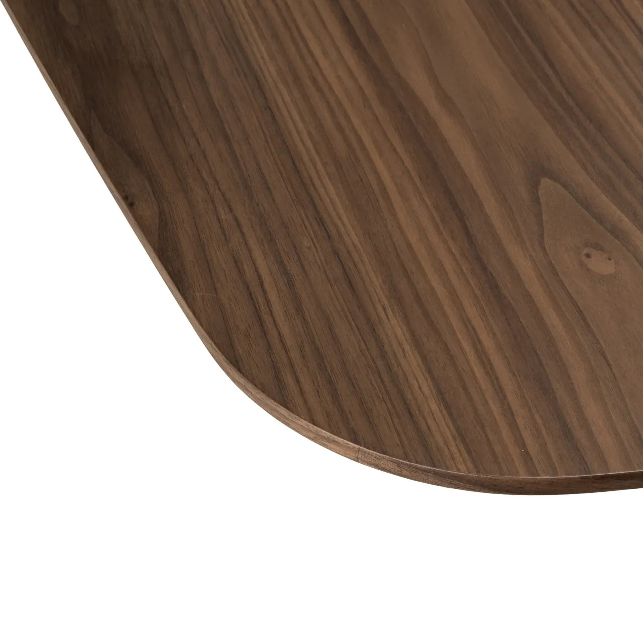 Richmond Interiors Windsor Walnut Brown Wood & Brass Base Dining Table 230cm