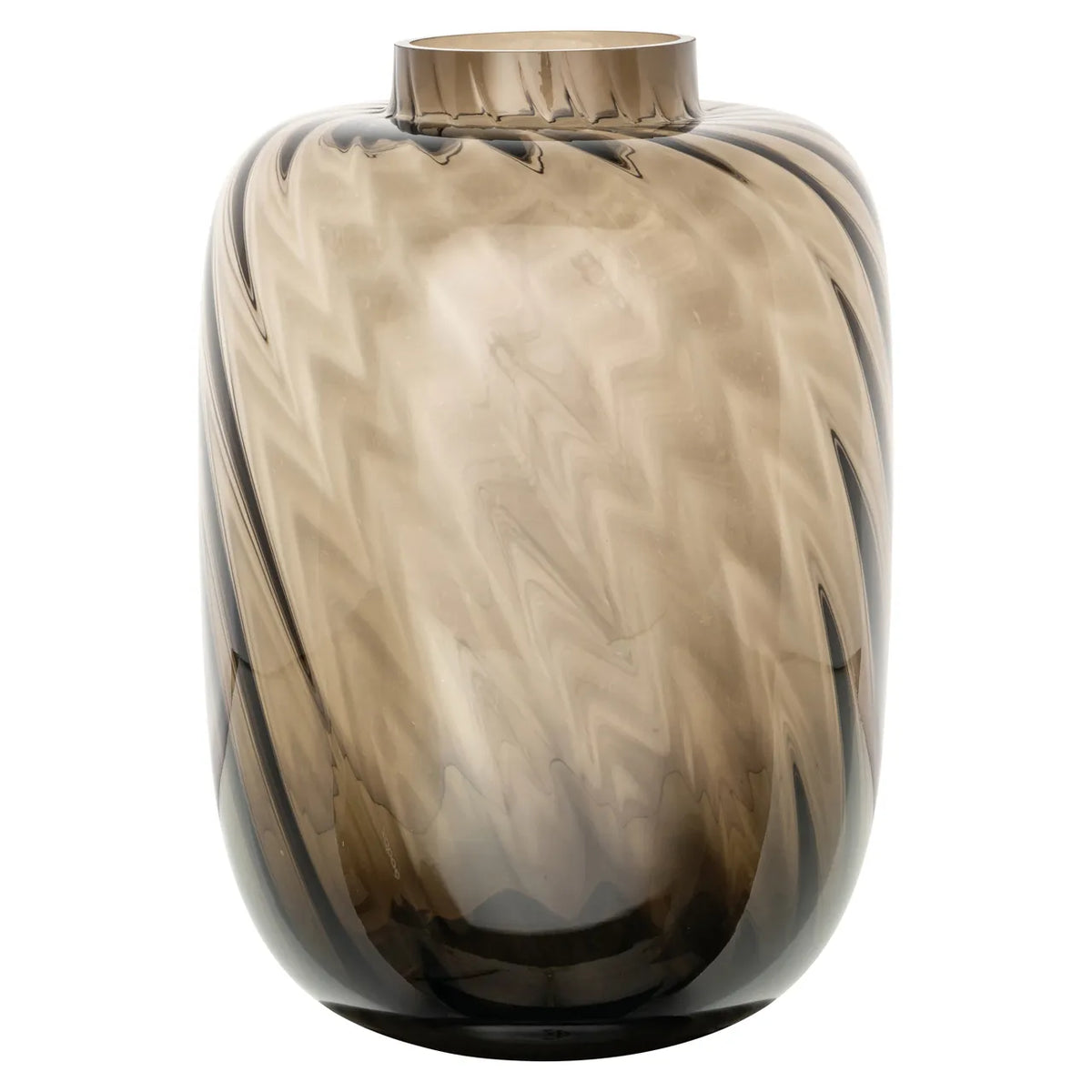 Richmond Interiors Elora Brown Glass Vase Small