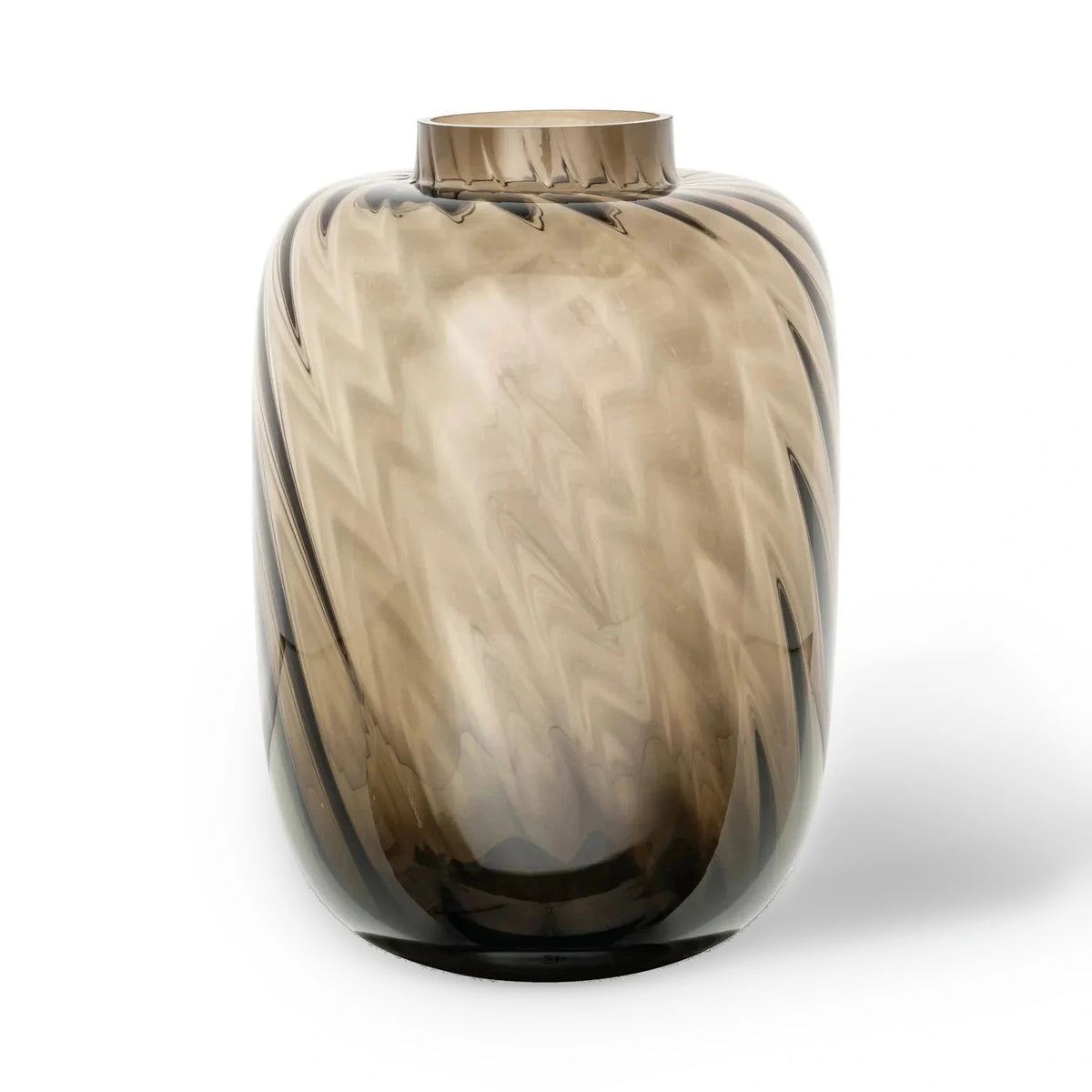 Richmond Interiors Elora Brown Glass Vase Small