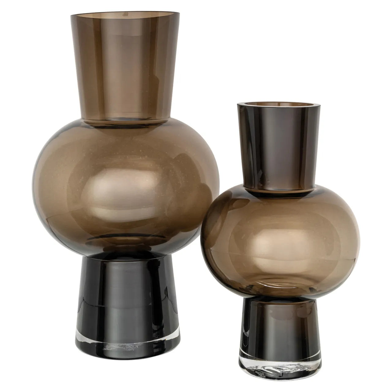 Richmond Interiors Liora Brown Glass Vase Small