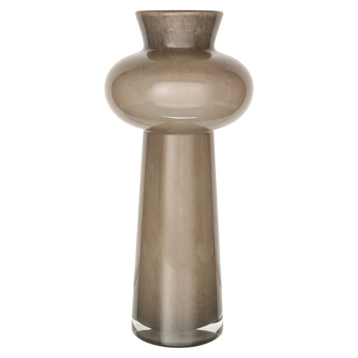 Richmond Interiors Lunor Taupe Glass Vase Large
