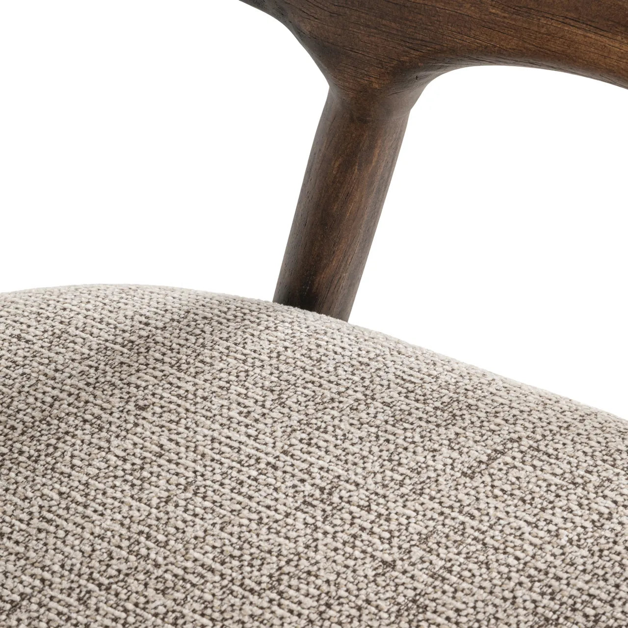 Richmond Interiors Mihara Mocca Boucle Counter Stool