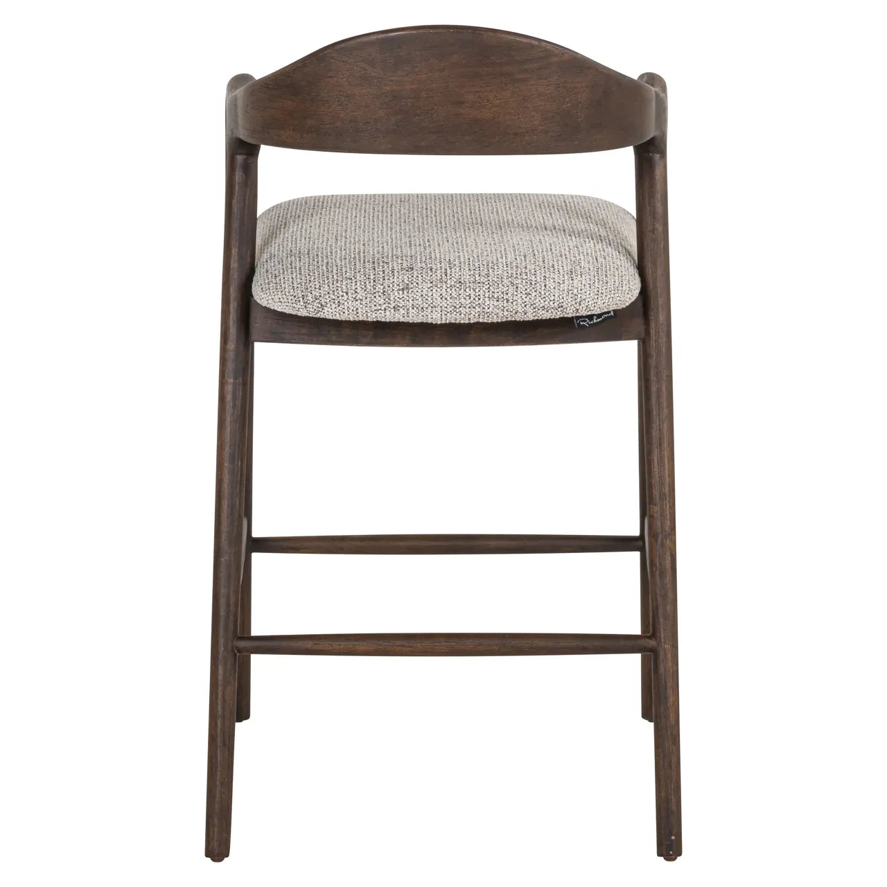 Richmond Interiors Mihara Mocca Boucle Counter Stool