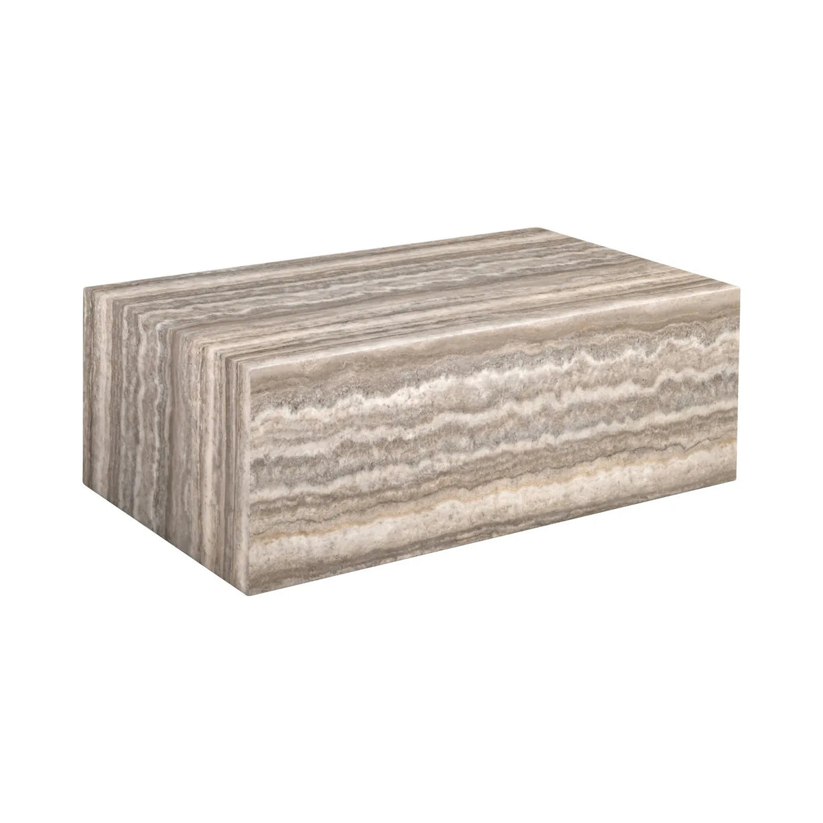 Richmond Interiors Dulce Grey/White Guangxi Marble Coffee Table