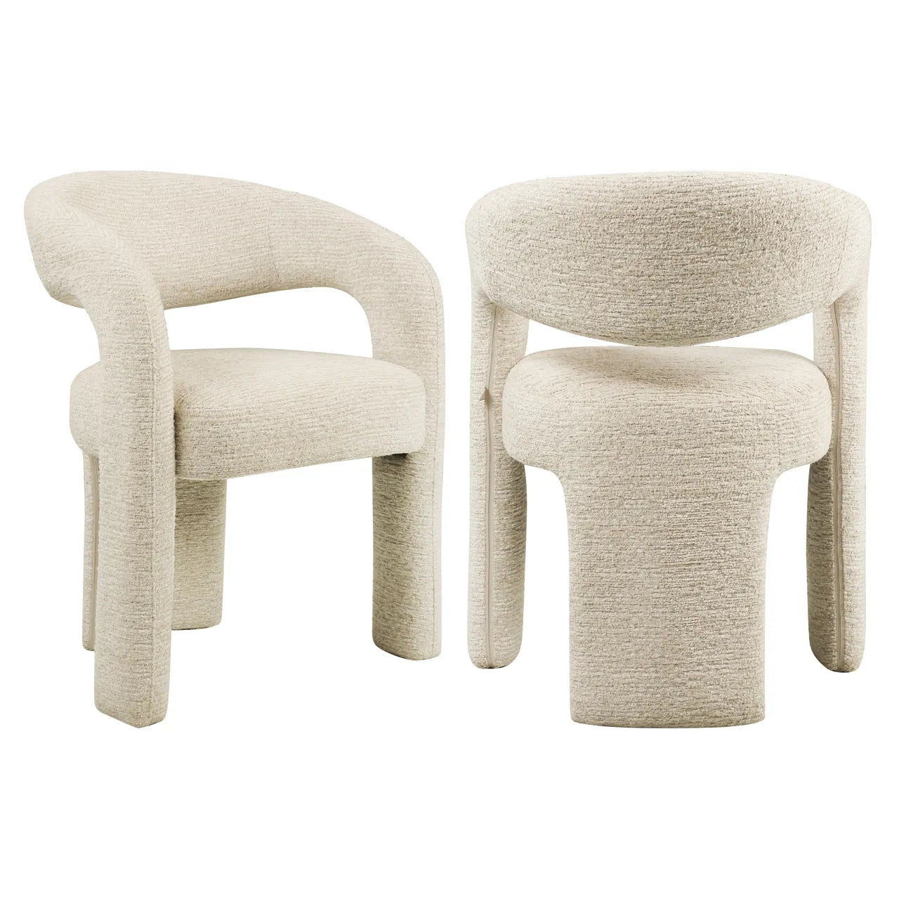 Richmond Interiors Soho Natural Chenille Dining Chair