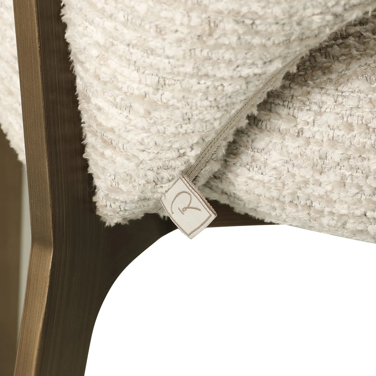 Richmond Interiors Kenzi Natural Chenille Dining Chair