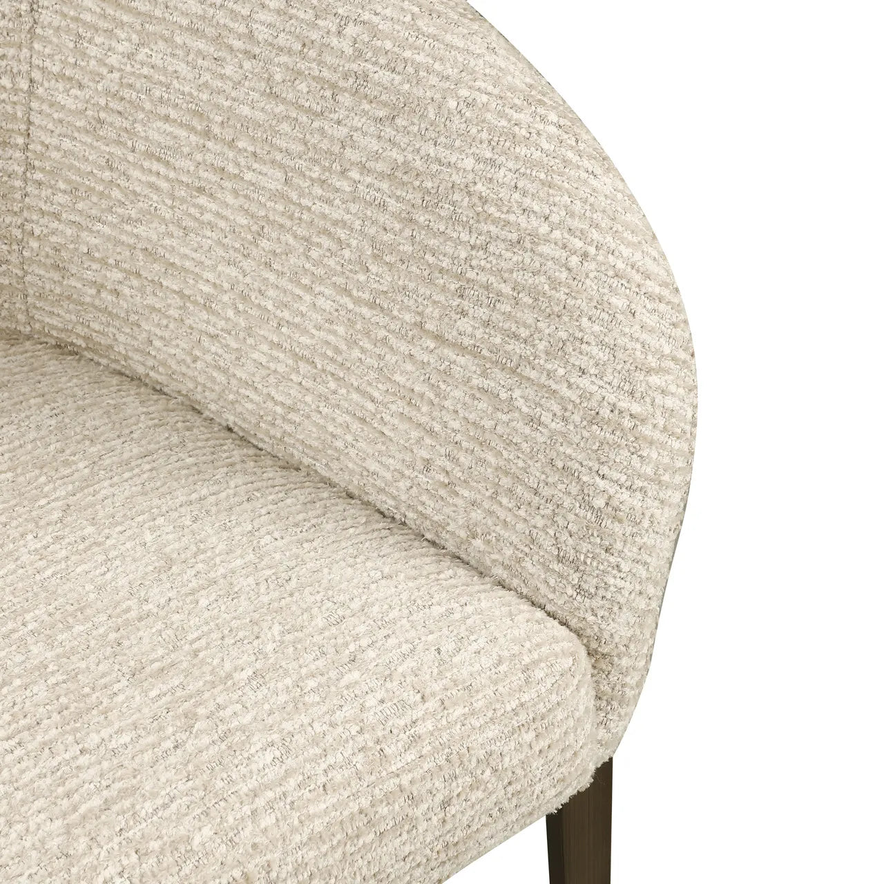 Richmond Interiors Kenzi Natural Chenille Dining Chair