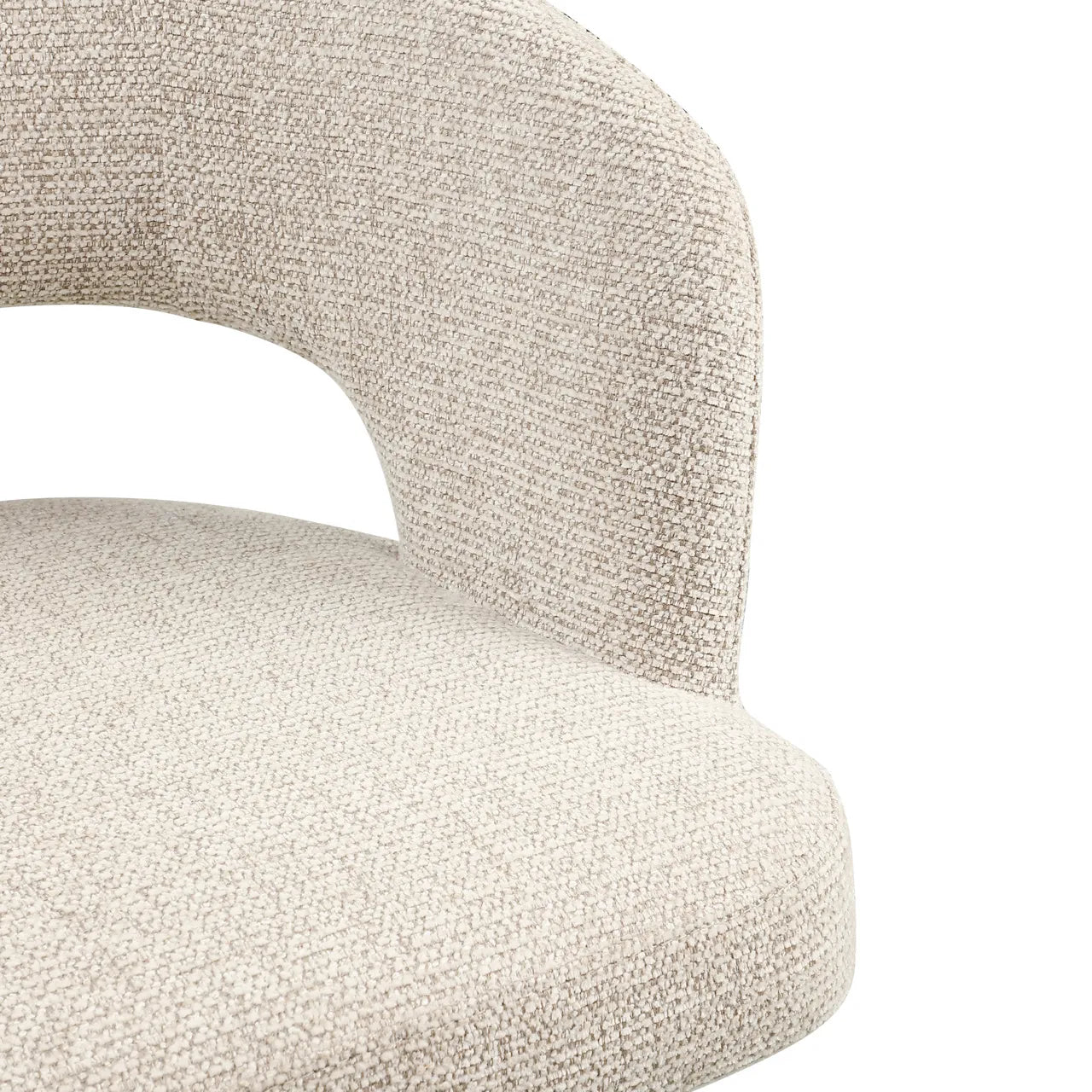 Richmond Interiors Blanca Taupe Boucle Dining Chair