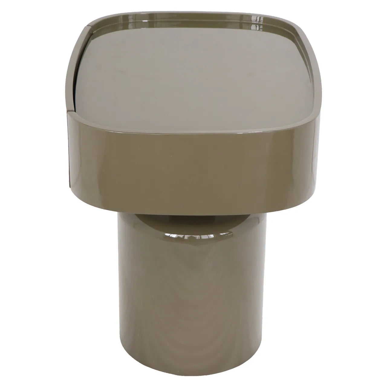 Richmond Interiors Sage Clay Green Wood Bedside Table