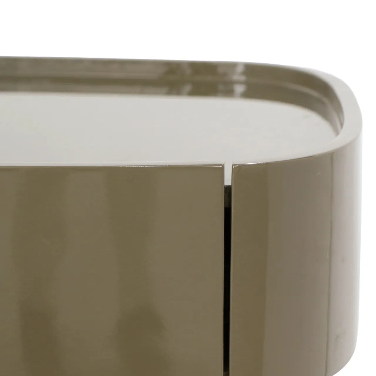 Richmond Interiors Sage Clay Green Wood Bedside Table