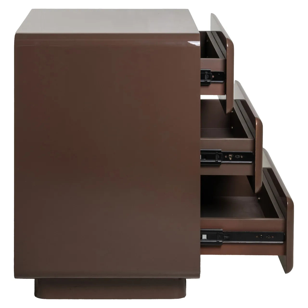Richmond Interiors Demy Chestnut Brown Wood Bedside Table