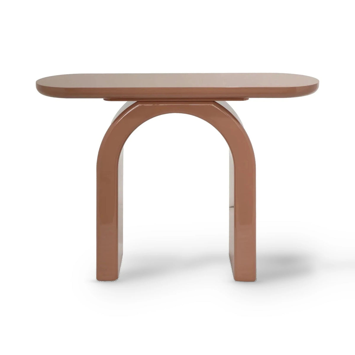 Richmond Interiors Kourtney Mocha Mousse Wood Console Table