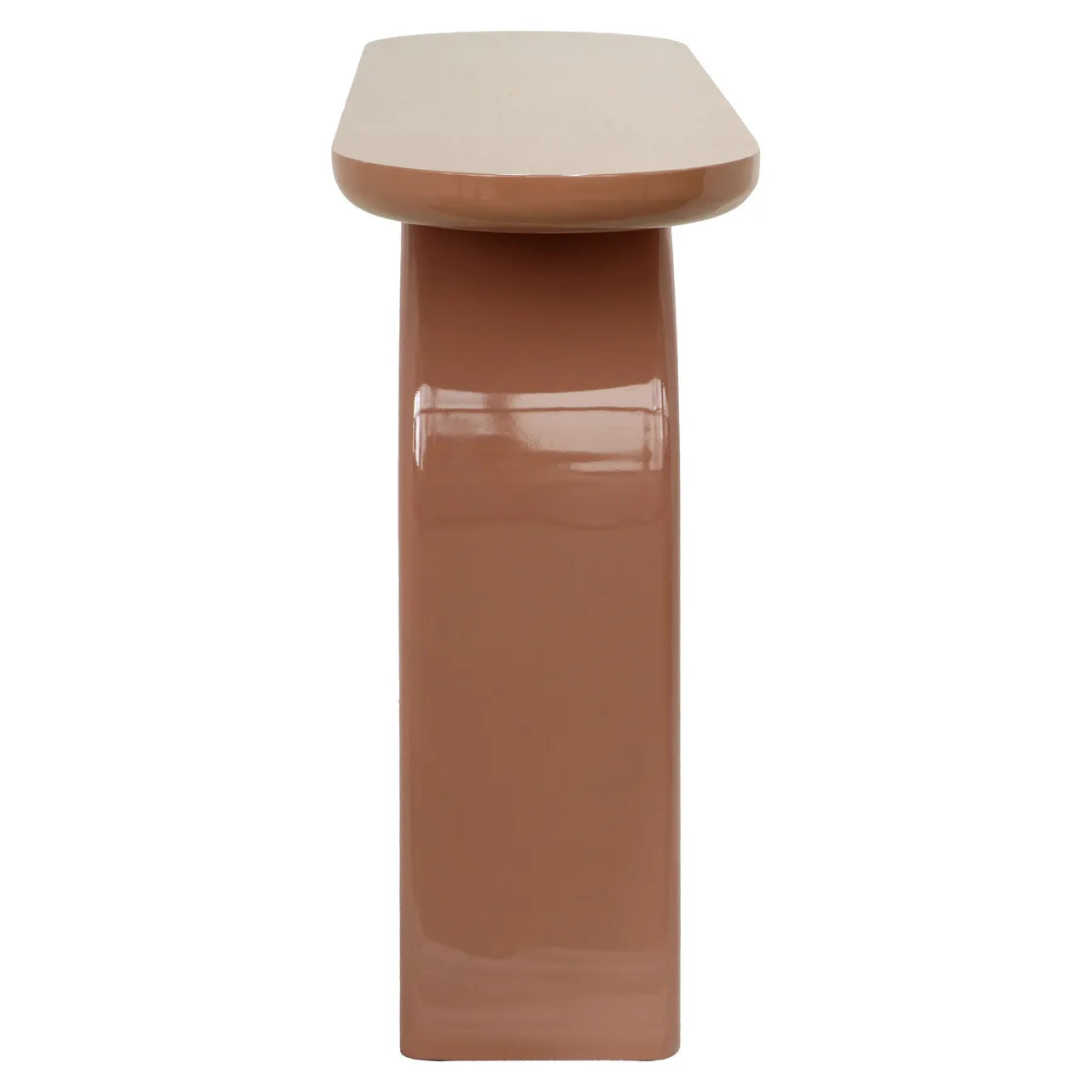 Richmond Interiors Kourtney Mocha Mousse Wood Console Table