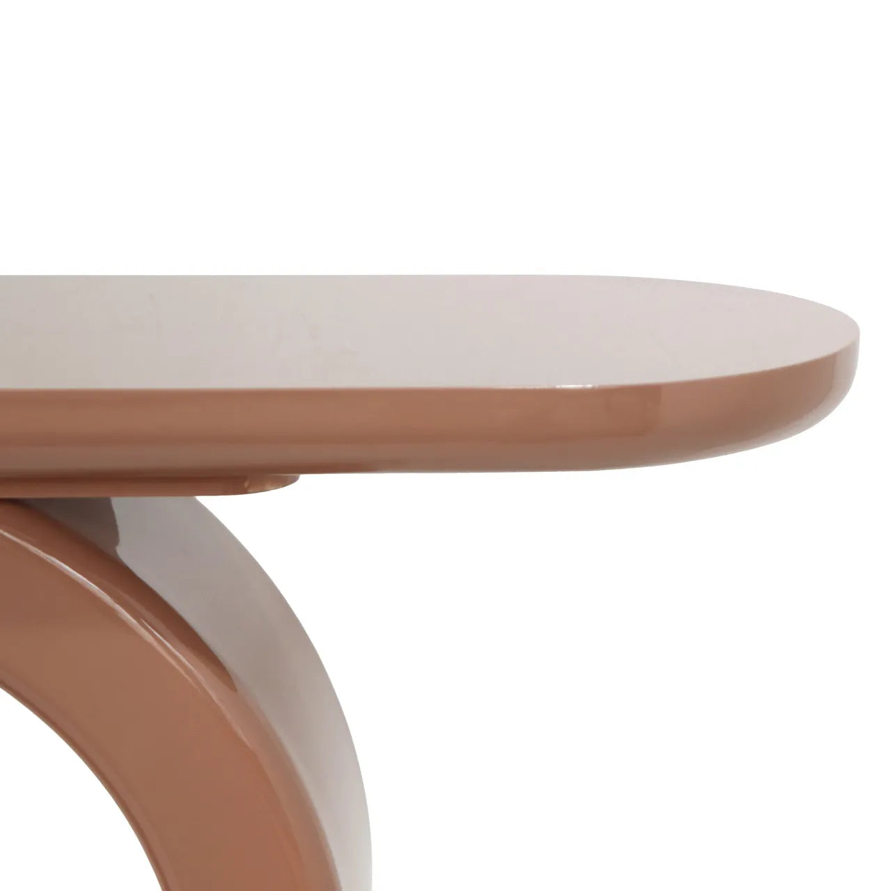 Richmond Interiors Kourtney Mocha Mousse Wood Console Table