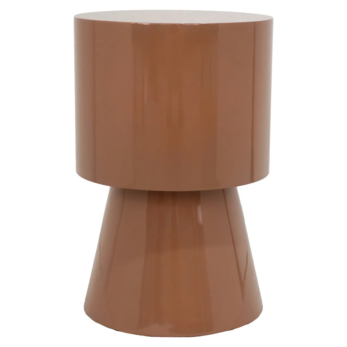 Richmond Interiors Liza Mocha Mousse Resin Side Table
