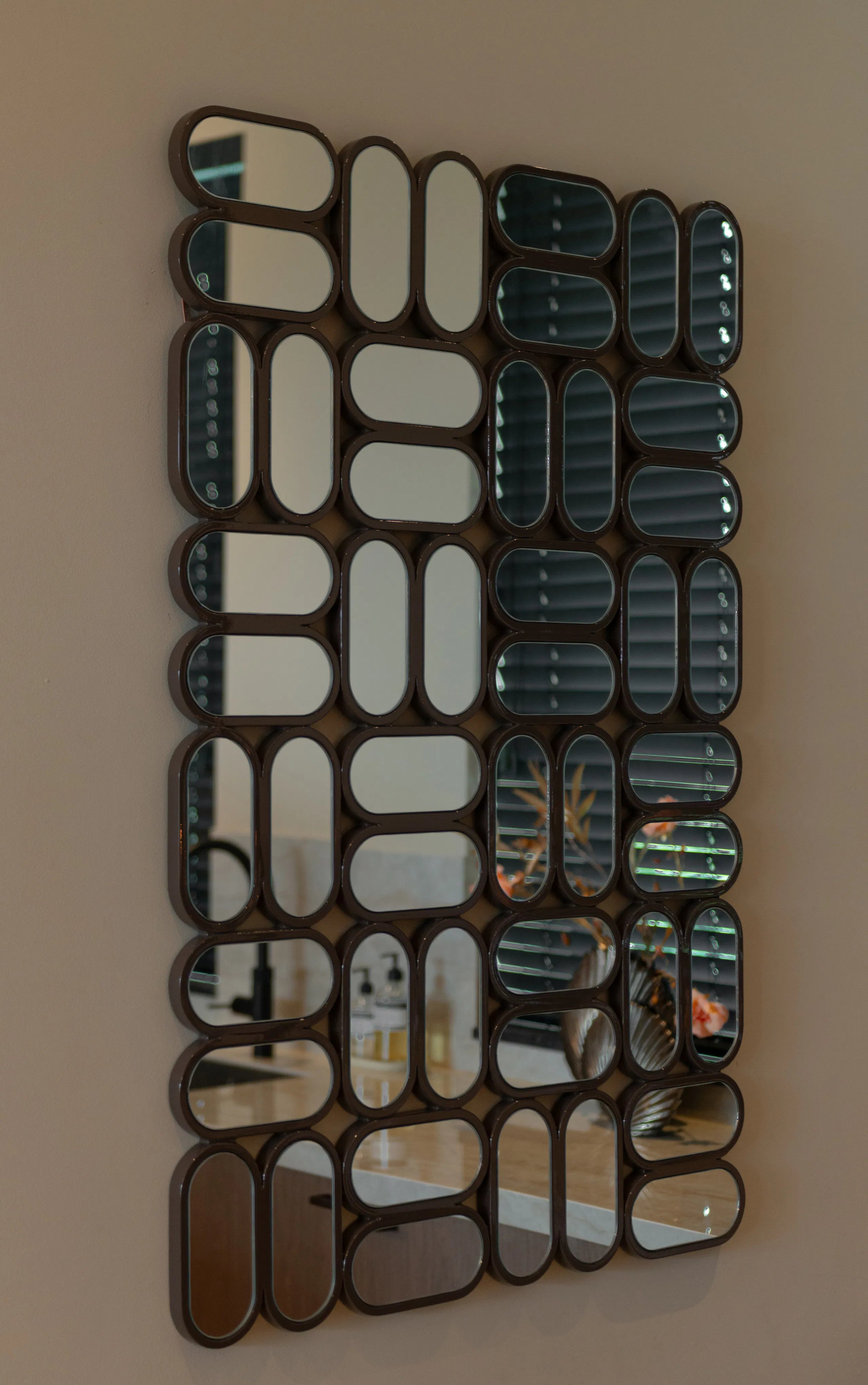 Richmond Interiors Sophia Chestnut Brown Mirror