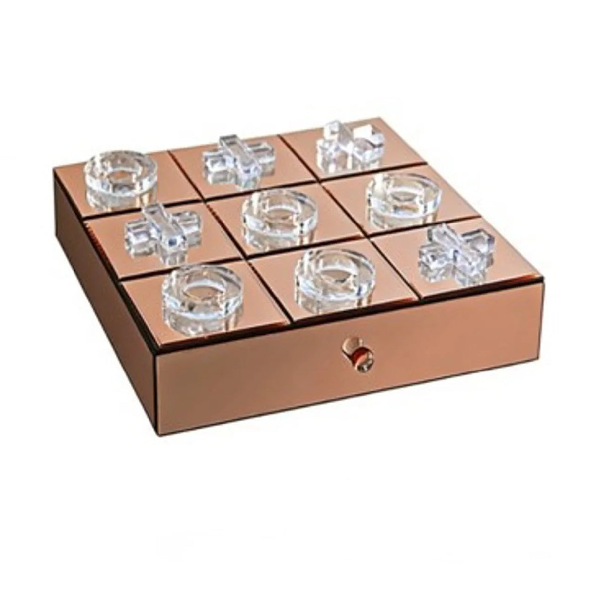 Richmond Interiors Victoria Brown Mirrored Glass Decorative Game