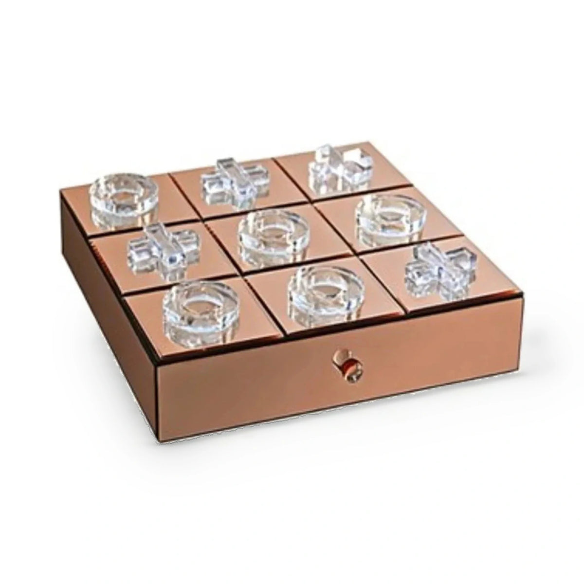 Richmond Interiors Victoria Brown Mirrored Glass Decorative Game
