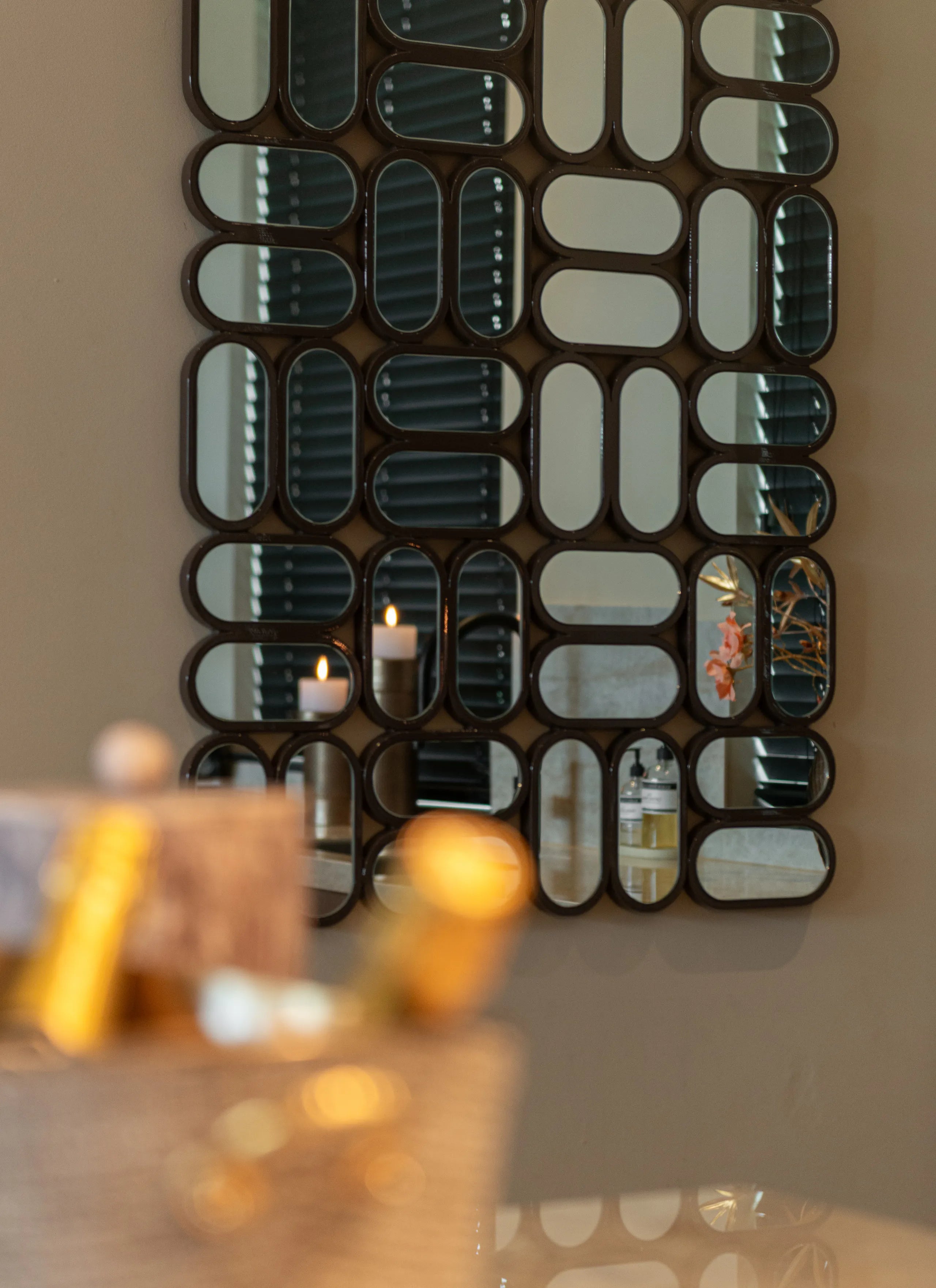 Richmond Interiors Sophia Chestnut Brown Mirror