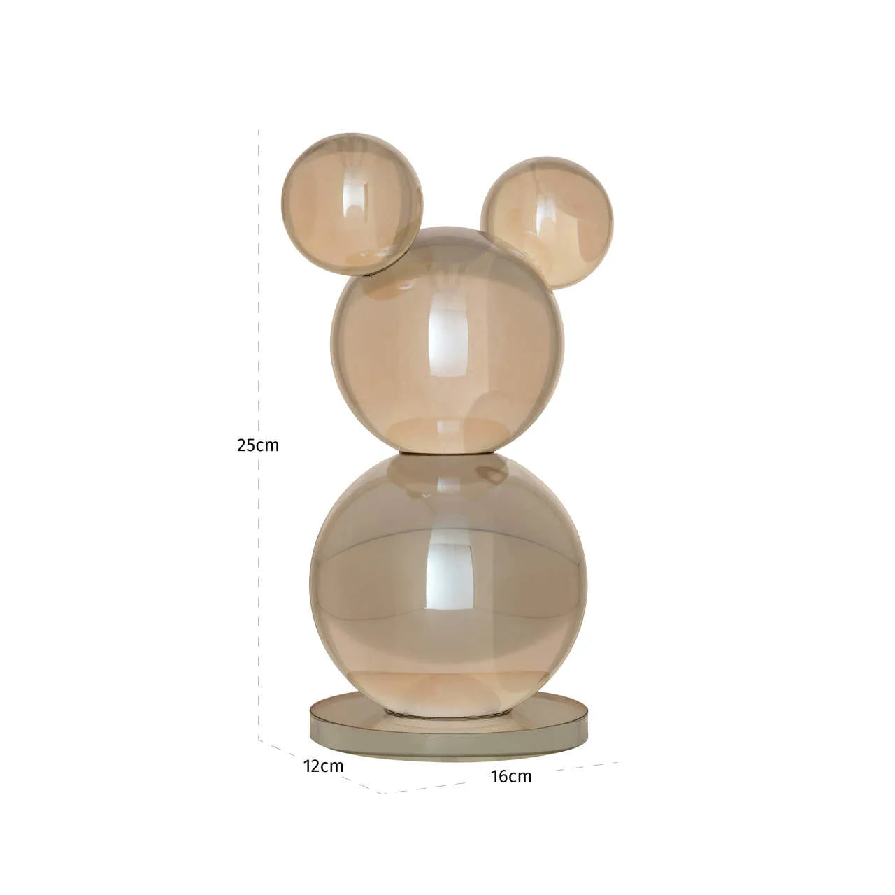 Richmond Interiors Ted Champagne Gold Crystal Decorative Object