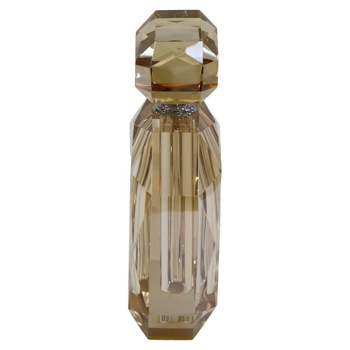 Richmond Interiors Khloe Champagne Gold Crystal Perfume Bottle