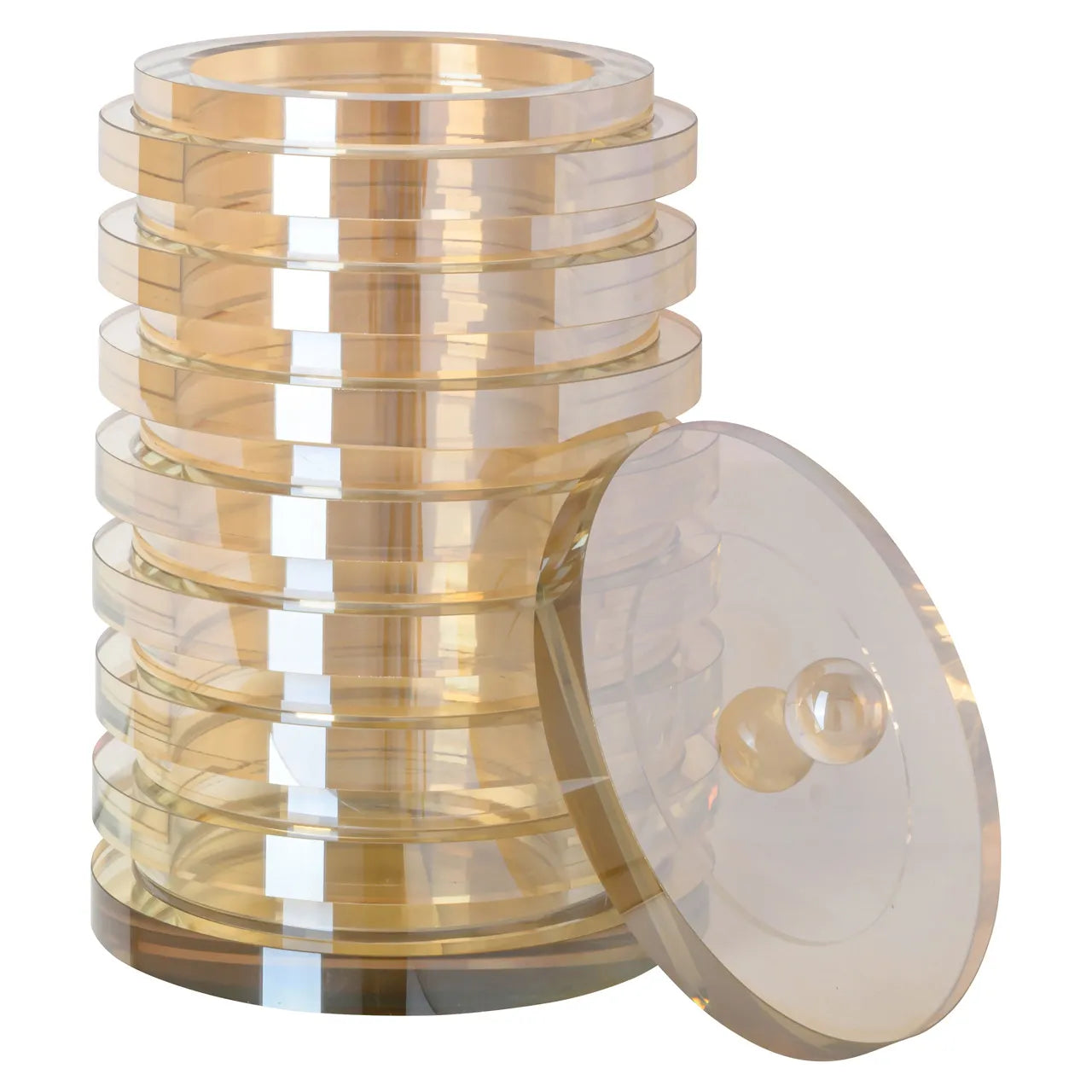 Richmond Interiors Joann Amber Crystal Storage Box