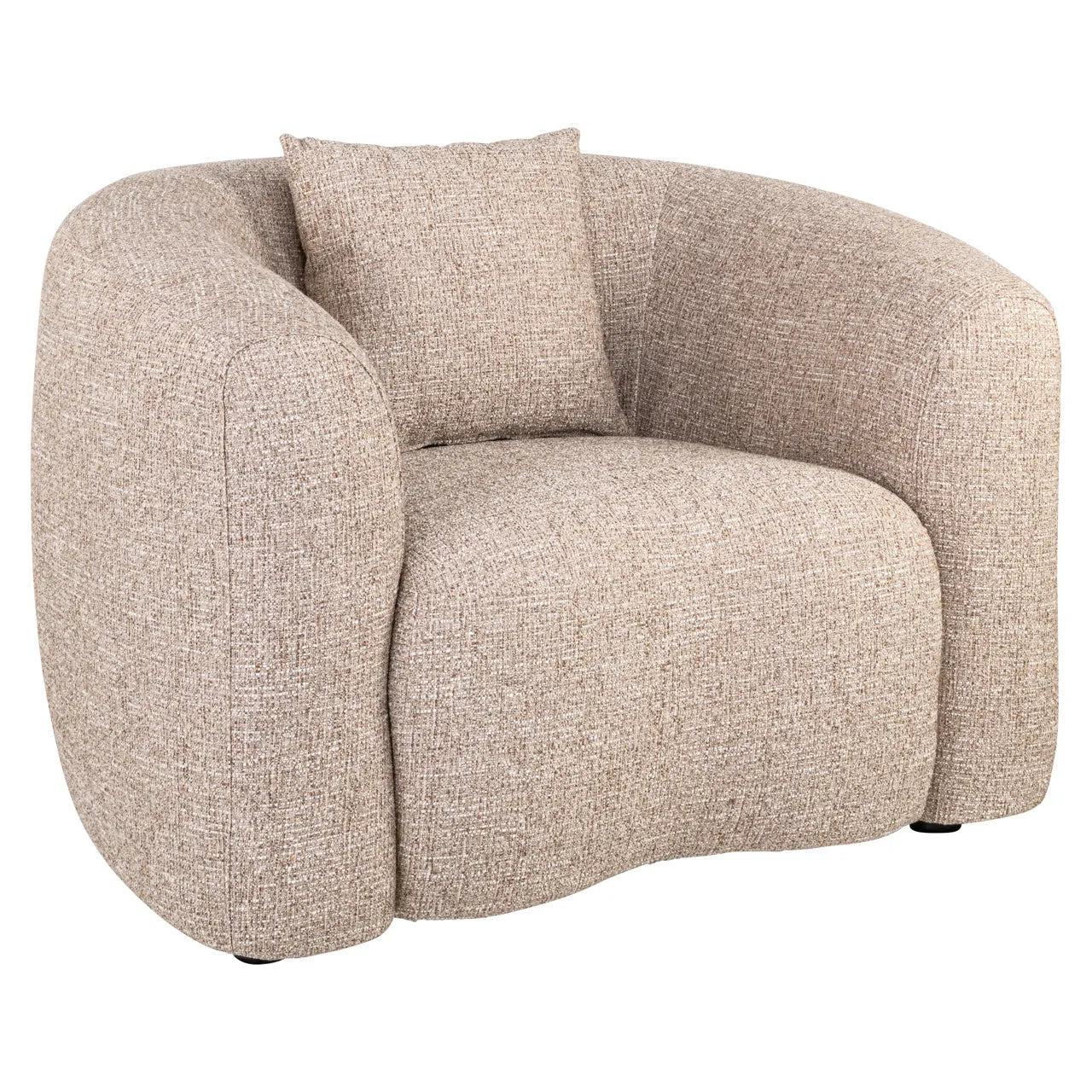 Richmond Interiors Luxandra Sand Tweed Armchair
