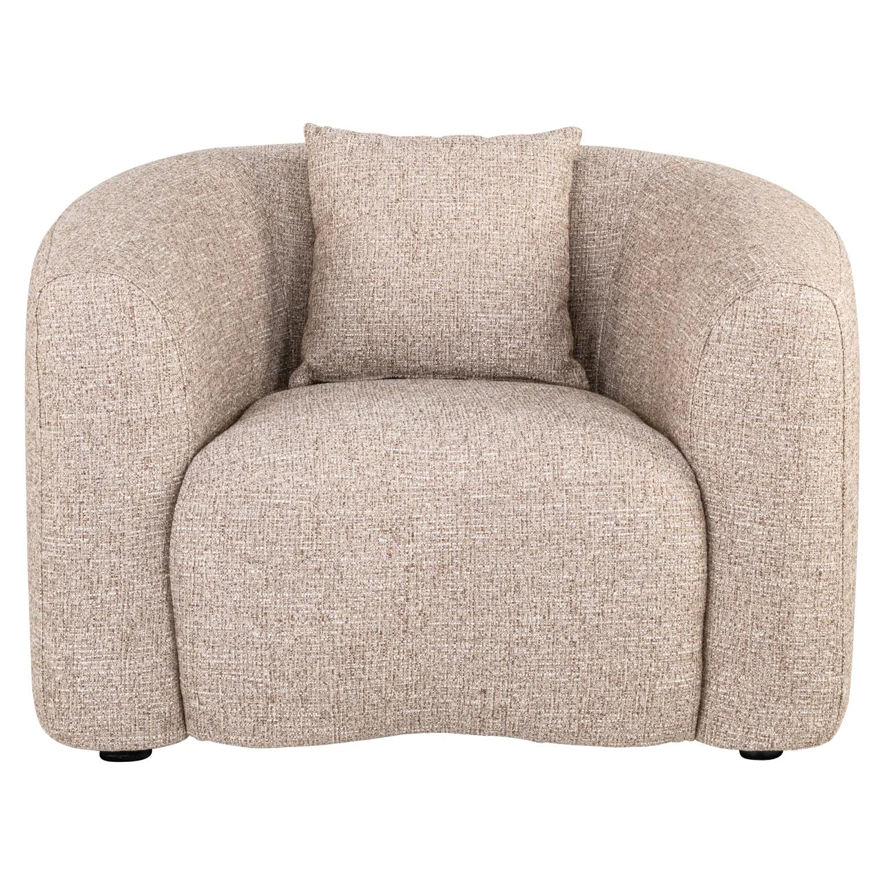 Richmond Interiors Luxandra Sand Tweed Armchair