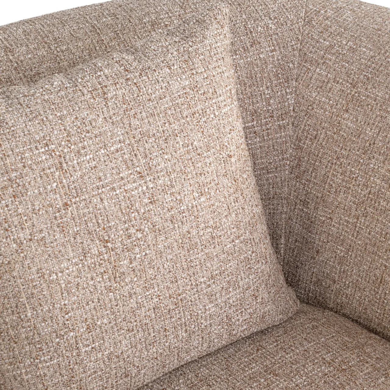 Richmond Interiors Luxandra Sand Tweed Armchair