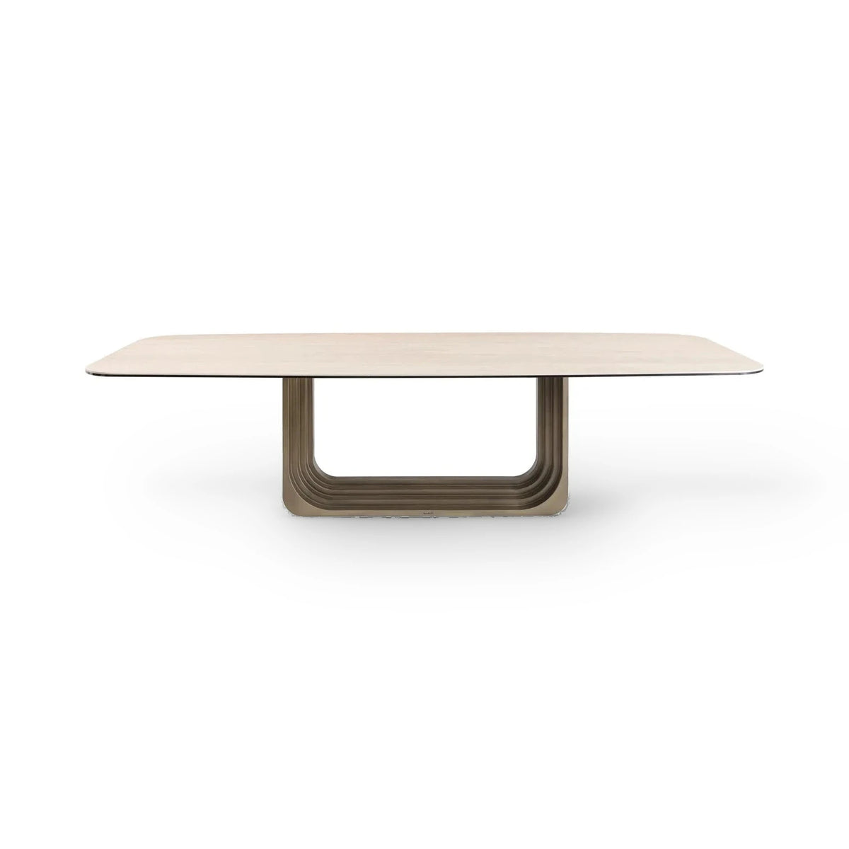Richmond Interiors Maxfield Faux Travertine Dining Table 300cm