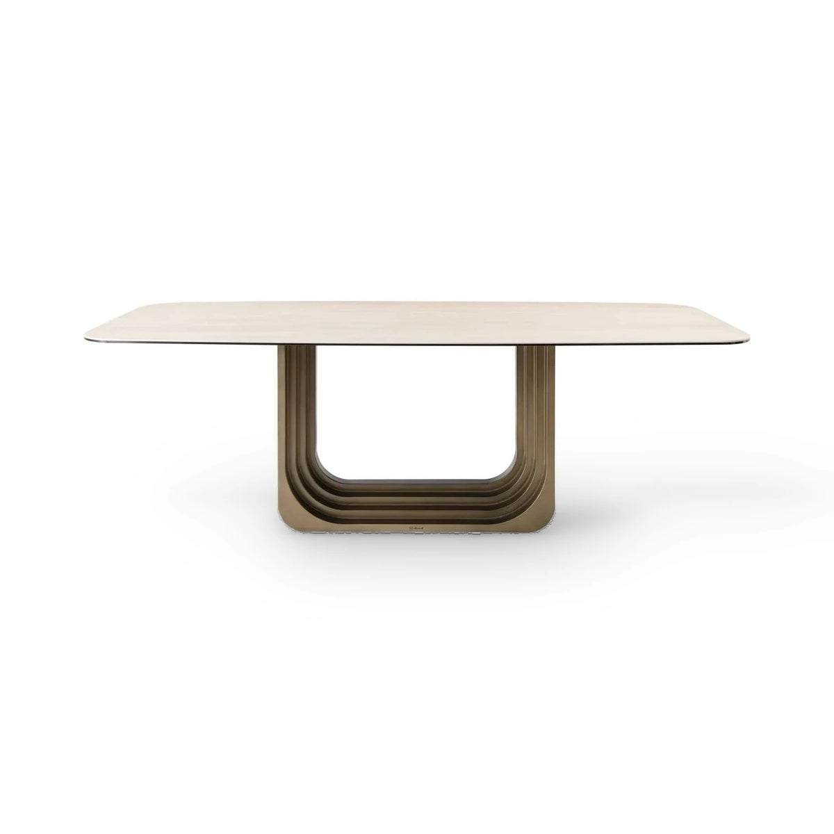 Richmond Interiors Maxfield Faux Travertine Dining Table 230cm
