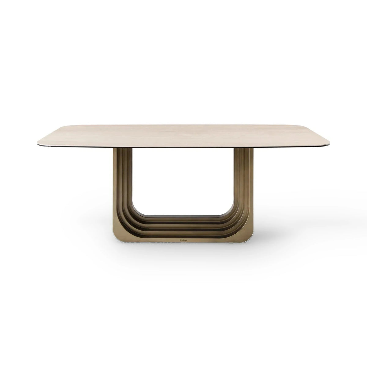 Richmond Interiors Maxfield Faux Travertine Dining Table 200cm