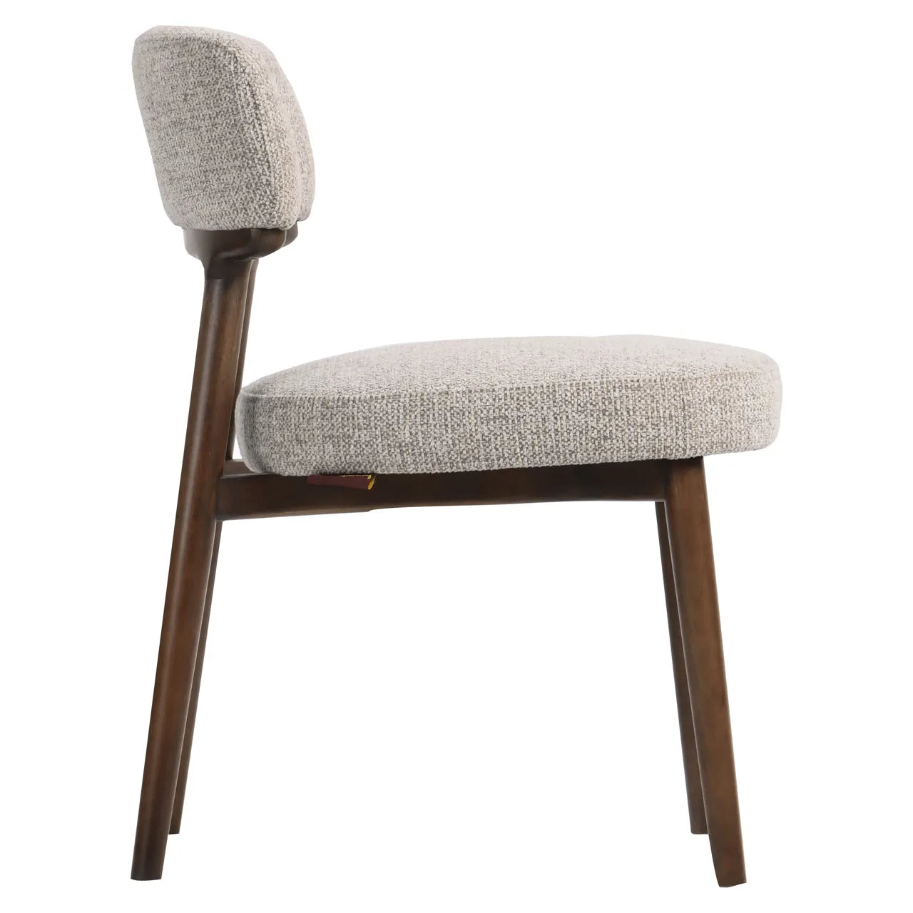 Richmond Interiors Set of 2 Basker Taupe Boucle Dining Chairs