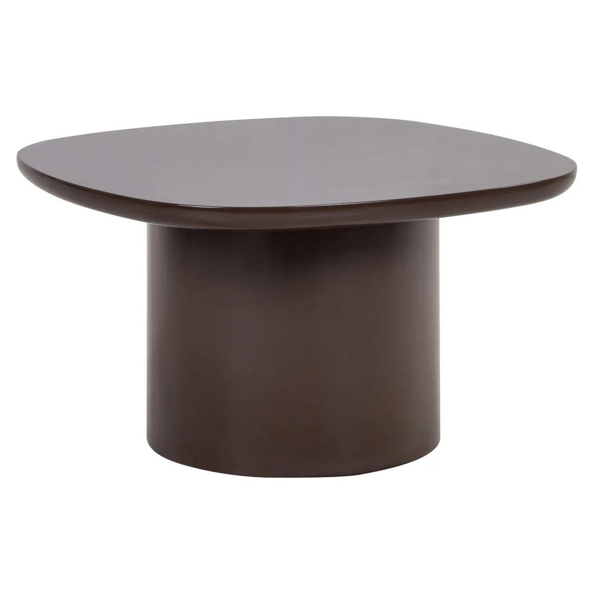 Richmond Interiors Almundi Chocolate Brown Wood Side Table