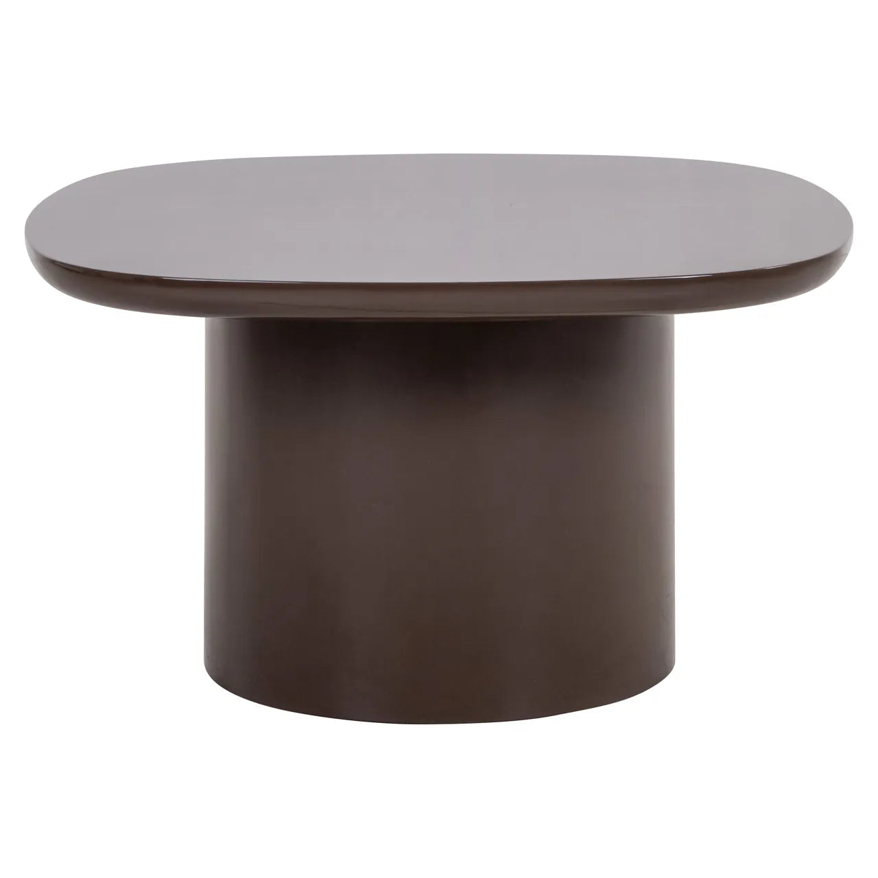 Richmond Interiors Almundi Chocolate Brown Wood Side Table
