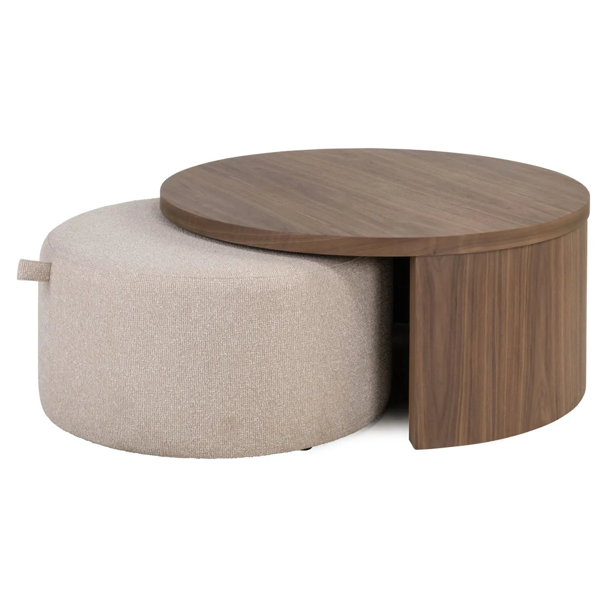 Richmond Interiors Set of 2 Windsor Walnut Brown Wood Lodge Desert Coffee Tables