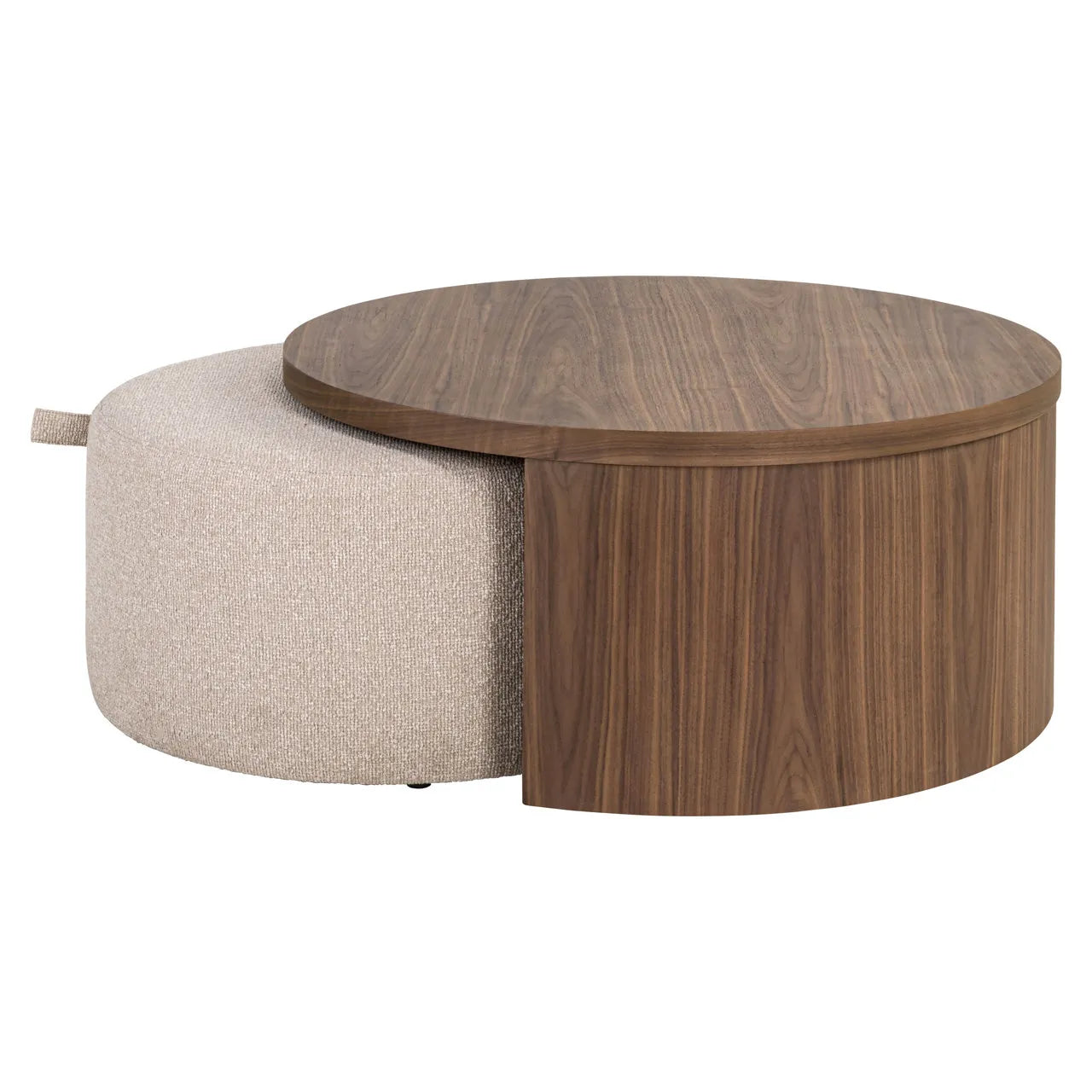Richmond Interiors Set of 2 Windsor Walnut Brown Wood Lodge Desert Coffee Tables