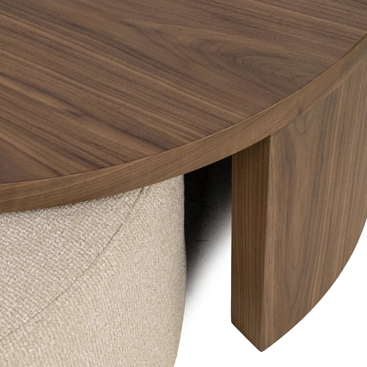 Richmond Interiors Set of 2 Windsor Walnut Brown Wood Lodge Desert Coffee Tables