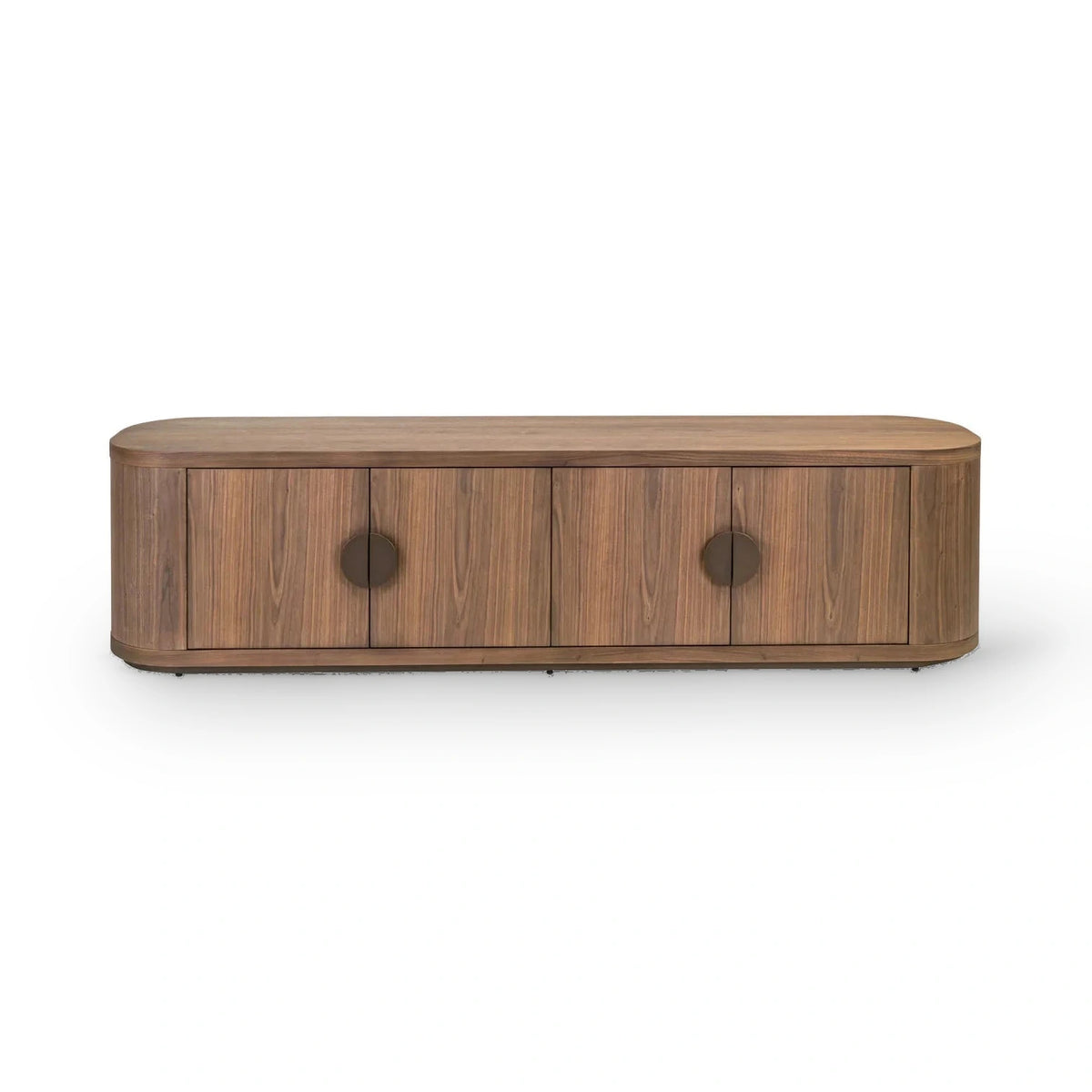 Richmond Interiors Windsor Walnut Brown Wood TV Unit