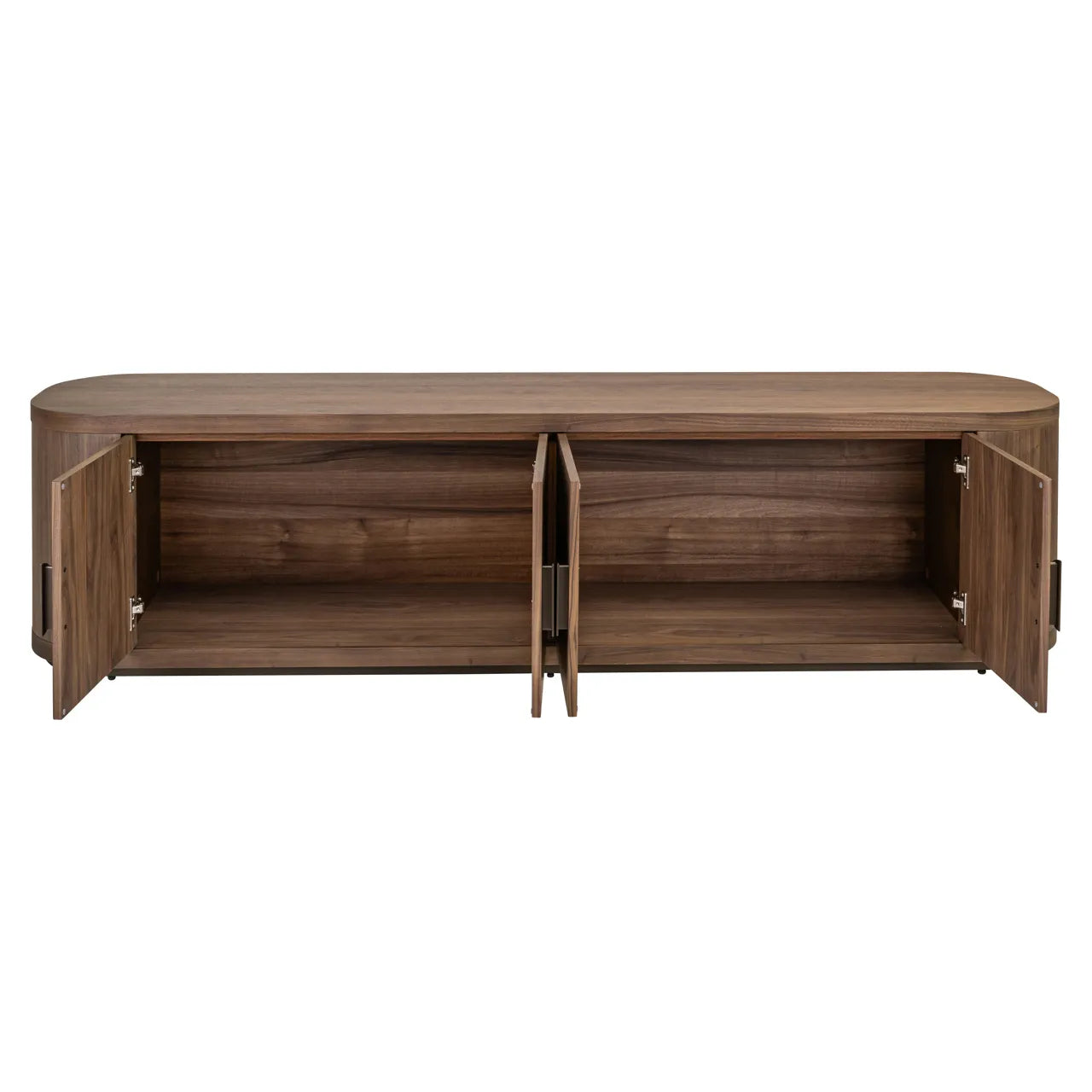 Richmond Interiors Windsor Walnut Brown Wood TV Unit