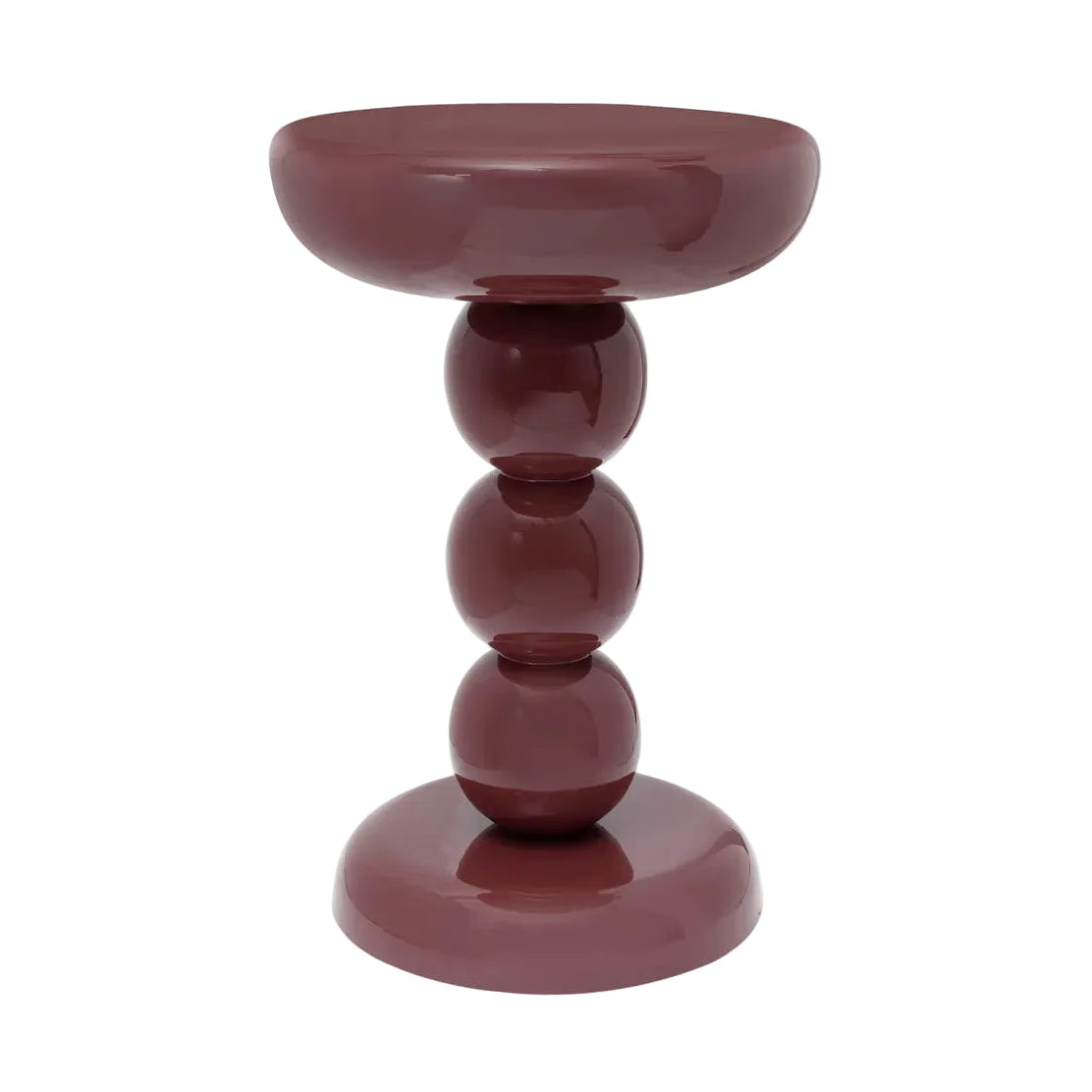Richmond Interiors Reid Burgundy Side Table