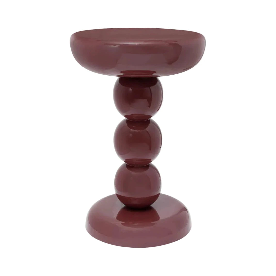 Richmond Interiors Reid Burgundy Side Table
